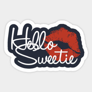 Hello Sweetie Sticker